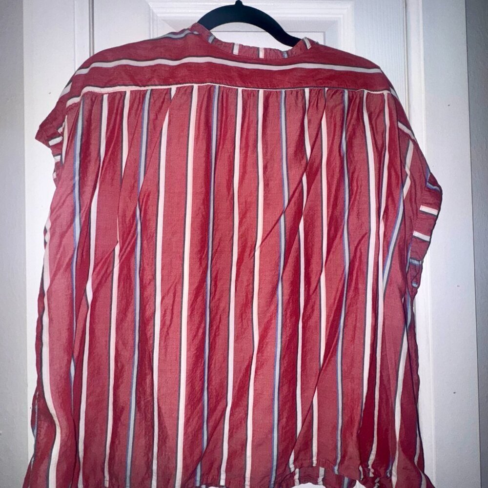 Universal Thread Striped Button-Up Blouse | XXL | Gently Used - Picture 5 of 5